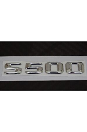 S500 Bagaj Krom Metal 3m 3d Yazı Logo