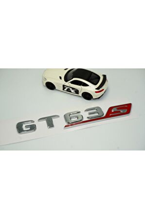 DK Benz GT 63S Bagaj Kırmızı Krom ABS 3M 3D Yazı Logo