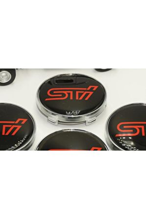 Subaru Sti Jant Göbeği Kapak Seti 60mm