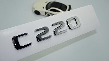 DK Tuning C 220 Bagaj Krom ABS 3M 3D Yazı Logo Benz İle Uyumlu