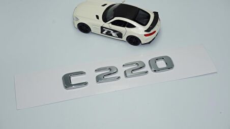 DK Tuning C 220 Bagaj Krom ABS 3M 3D Yazı Logo Benz İle Uyumlu