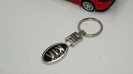 Kia Logo Krom Metal Çift Yön Anahtarlık Orjinal Ürün