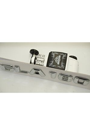 Gla180 Bagaj Krom Metal 3m 3d Yazı Logo