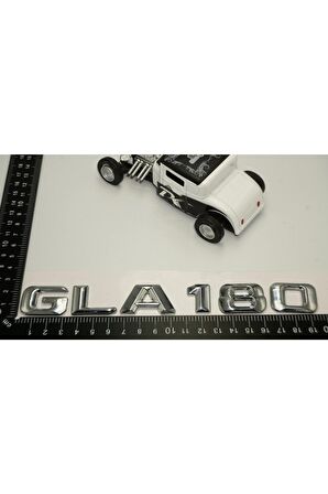 Gla180 Bagaj Krom Metal 3m 3d Yazı Logo