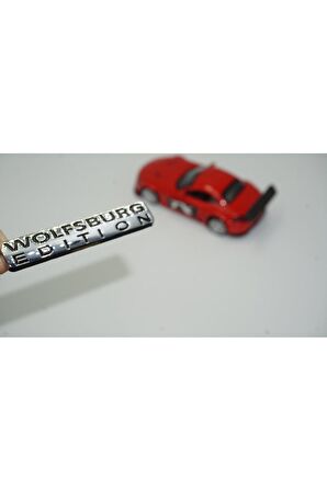 Volkswagen Wolfsburg Edition Logo 3M 3D Torpido Bagaj Logo Amblem Arma