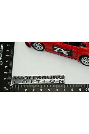 Volkswagen Wolfsburg Edition Logo 3M 3D Torpido Bagaj Logo Amblem Arma