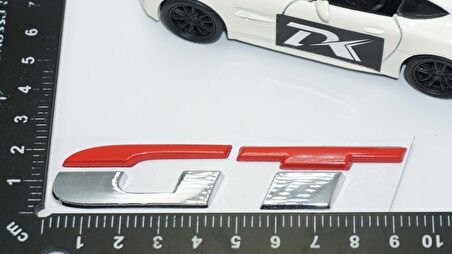DK Tuning GT Bagaj Krom Kırmızı ABS 3M 3D Bagaj Yazı Logo