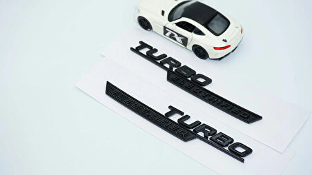 DK Tuning Benz Turbo Electrified Çamurluk Yanı Siyah Logo Amblem