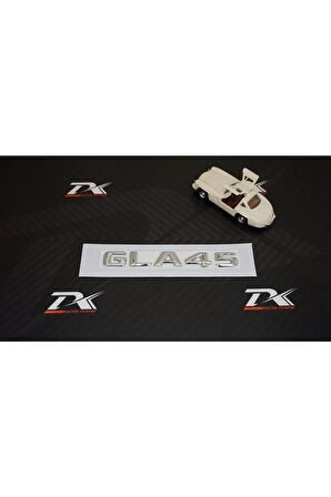 Gla45 Bagaj Krom Metal 3m 3d Yazı Logo