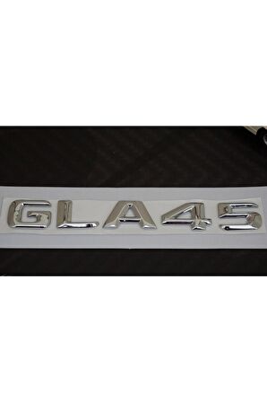 Gla45 Bagaj Krom Metal 3m 3d Yazı Logo