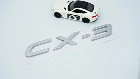DK Tuning Mazda CX-3 Yeni Nesil Gri ABS 3M Bagaj Yazı Logo
