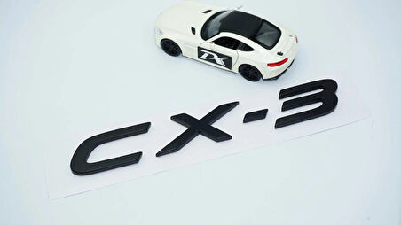 DK Tuning Mazda CX-3 Yeni Nesil Siyah ABS 3M Bagaj Yazı Logo