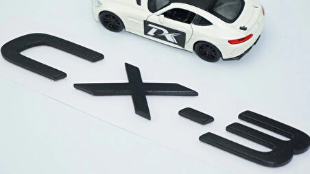 DK Tuning Mazda CX-3 Yeni Nesil Siyah ABS 3M Bagaj Yazı Logo