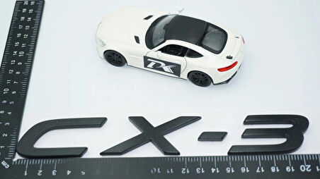 DK Tuning Mazda CX-3 Yeni Nesil Siyah ABS 3M Bagaj Yazı Logo