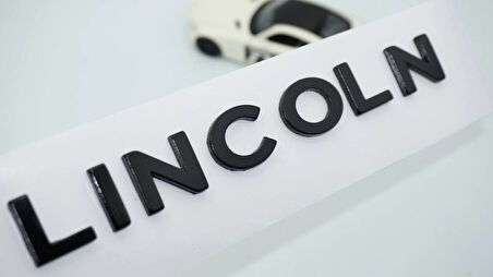 DK Tuning Lincoln SUV Aviator Navigator Bagaj Siyah ABS 3M 3D Yazı Amblem Arma