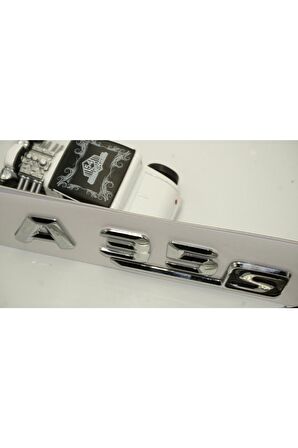 A35 S Bagaj Krom Metal 3m 3d Yazı Logo
