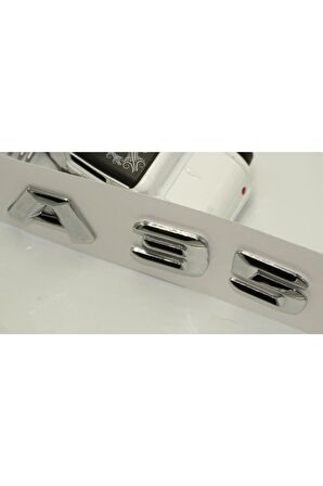 A35 Bagaj Krom Metal 3m 3d Yazı Logo