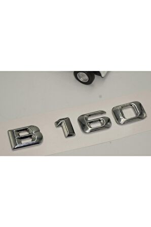 B160 Bagaj Krom Metal 3m 3d Yazı Logo