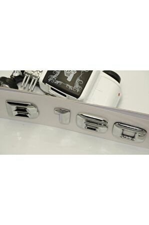B160 Bagaj Krom Metal 3m 3d Yazı Logo