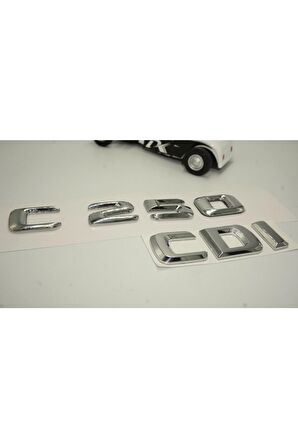 Benz C 250 Cdi Bagaj Krom Metal 3m 3d Yazı Logo