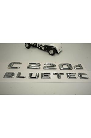 Benz C 220d Bluetec Bagaj Krom Metal 3m 3d Yazı Logo