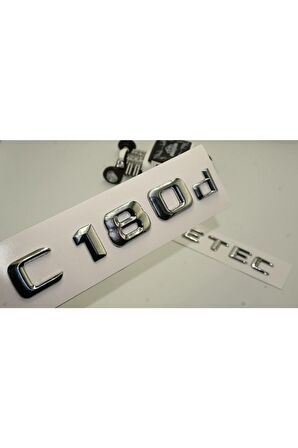 Benz C 180d Bluetec Bagaj Krom Metal 3m 3d Yazı Logo