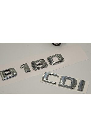Benz B 180 Cdi Bagaj Krom Metal 3m 3d Yazı Logo