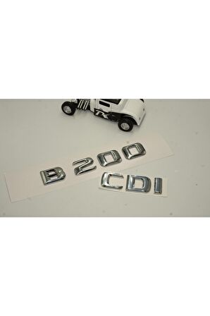 Benz B 200 Cdi Bagaj Krom Metal 3m 3d Yazı Logo