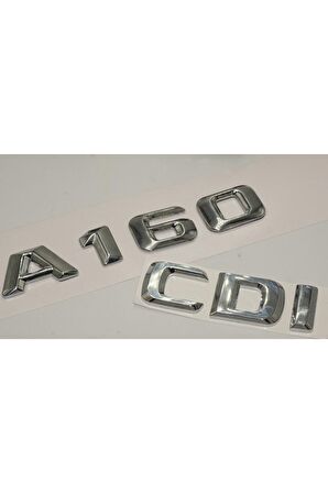 Benz A 160 Cdi Bagaj Krom Metal 3m 3d Yazı Logo