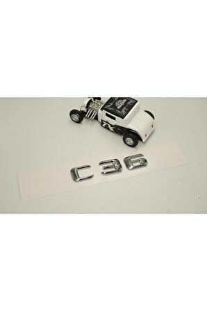 Benz C36 Bagaj Krom Metal 3m 3d Yazı Logo
