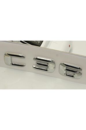 Benz C36 Bagaj Krom Metal 3m 3d Yazı Logo