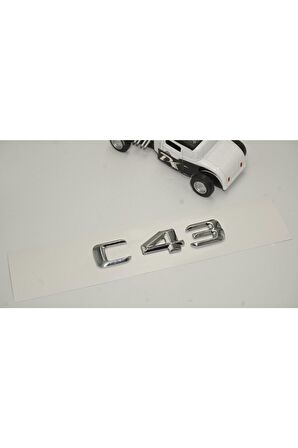 Benz C43 Bagaj Krom Metal 3m 3d Yazı Logo