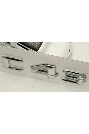 Benz C43 Bagaj Krom Metal 3m 3d Yazı Logo
