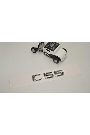 Benz C55 Bagaj Krom Metal 3m 3d Yazı Logo