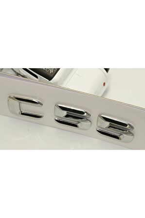 Benz C55 Bagaj Krom Metal 3m 3d Yazı Logo