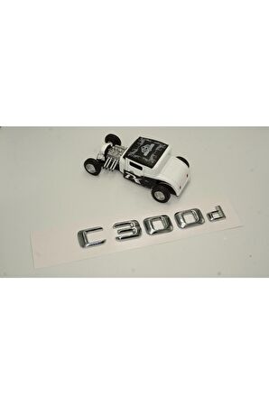 Benz C 300d Bagaj Krom Metal 3m 3d Yazı Logo