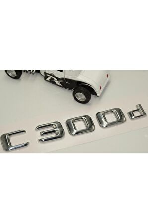 Benz C 300d Bagaj Krom Metal 3m 3d Yazı Logo