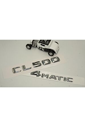 Benz Cl 500 4matic Bagaj Krom Metal 3m 3d Yazı Logo