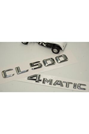 Benz Cl 500 4matic Bagaj Krom Metal 3m 3d Yazı Logo
