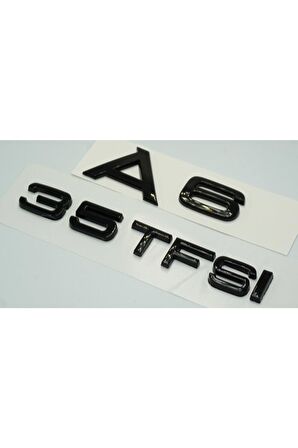 Audi A6 35 Tfsi Parlak Siyah Abs 3m 3d Bagaj Yazı Logo Orjinal Ürün