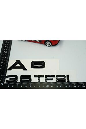 Audi A6 35 Tfsi Parlak Siyah Abs 3m 3d Bagaj Yazı Logo Orjinal Ürün