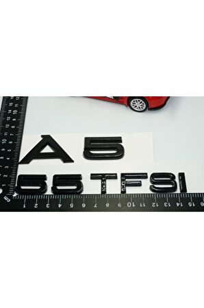 Audi A5 55 Tfsi Parlak Siyah Abs 3m 3d Bagaj Yazı Logo Orjinal Ürün
