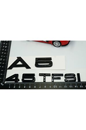 Audi A5 45 TFSi Parlak Siyah ABS 3M 3D Bagaj Yazı Logo Ürün
