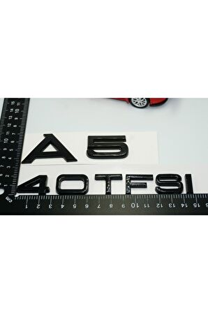Audi A5 40 Tfsi Parlak Siyah Abs 3m 3d Bagaj Yazı Logo Orjinal Ürün