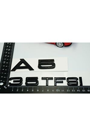 Audi A5 35 Tfsi Parlak Siyah Abs 3m 3d Bagaj Yazı Logo Orjinal Ürün