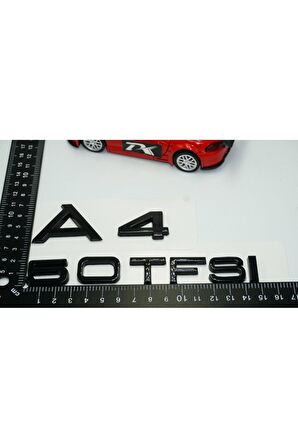 Audi A4 50 TFSi Parlak Siyah ABS 3M 3D Bagaj Yazı Logo Ürün