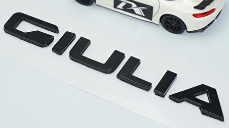 DK Tuning Alfa Romeo Giulia Siyah ABS 3M 3D Bagaj Yazı Logo Arma