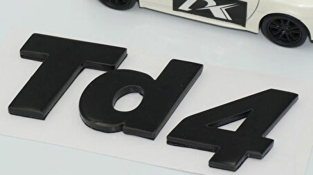 DK Tuning Td4 Freelander 1 Siyah Bagaj Yazı Land Rover İle Uyumlu