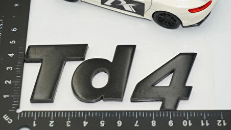 DK Tuning Td4 Freelander 1 Siyah Bagaj Yazı Land Rover İle Uyumlu