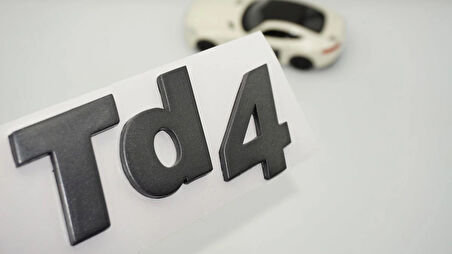 DK Tuning Td4 Freelander 1 Koyu Gri Bagaj Yazı Land Rover İle Uyumlu